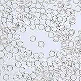 ファイニエ 二重丸カン シルバー 4mm 500個 白銀 2重 マルカン パーツ 接続金具 キーホルダー 金具 ハンドメイド アクセサリー 手芸 AP1957