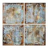 Uttermostアクセントタイルモダンアート、S / 4 model-35310