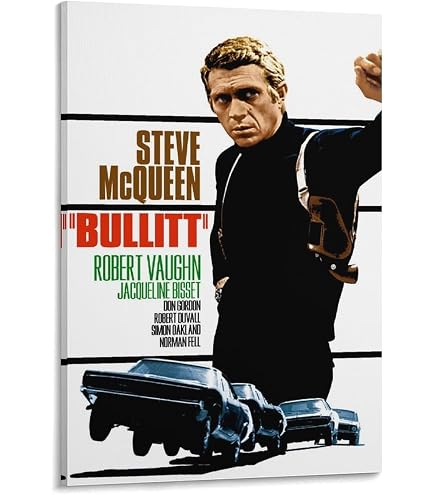 Amazon.co.jp: 【フレーム付-黒-】 映画ポスター ブリット スティーブ