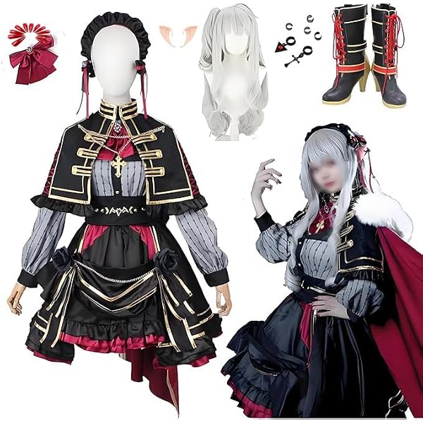 Amazon.co.jp: [楽コス] 葛葉 コスプレ 衣装 ウィッグ付き くずは 貴族