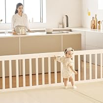 Amazon.co.jp: 赤ちゃん ベビーサークル 扉付き ハイタイプ 大型 