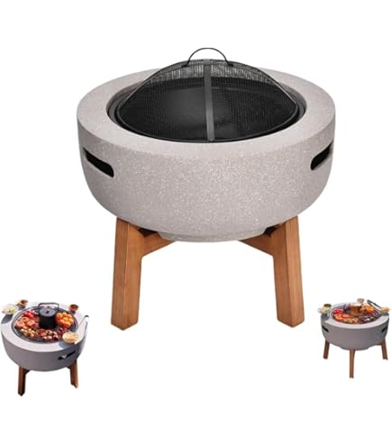 Amecke バーベキューコンロ 焚き火台 薪ストーブ