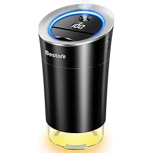 加湿器 卓上 【最新改良版 & コードレス】 超音波式 車用加湿器 アロマ 次亜塩素酸水対応 USB充電式 ミニ加湿器…