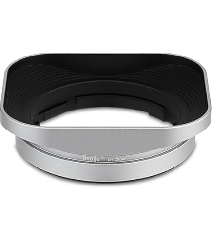 Amazon | Haogeレンズフードメタルスクエアバヨネット にとって 富士