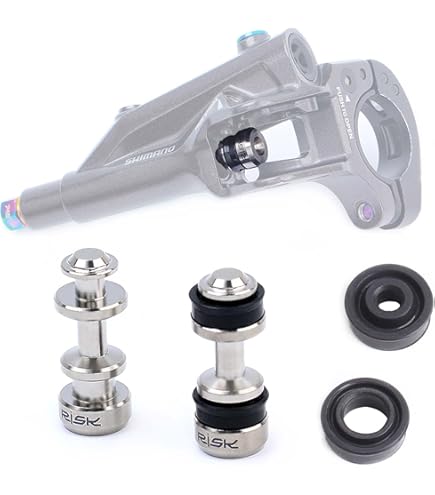 Amazon | JFOYH 油圧ディスクブレーキ チタンキャリパーピストン