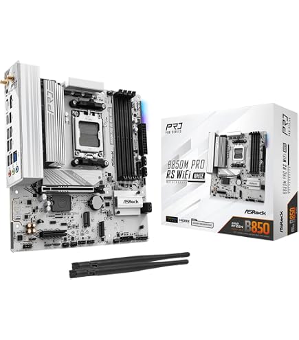 Amazon | ASRock B850M Challenger WiFi White Micro-ATXマザーボード