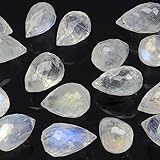 【BELLPIERI】【粒販売】レインボームーンストーン ドロップカット 9～10mm【3粒販売】 / X304 RM9DP