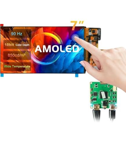 Amazon.co.jp: wisecoco 7.8 インチ AMOLEDフレキシブルディスプレイ