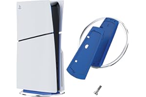 PS5 Slim/PS5 縦置きスタンド，For PlayStation 5 専用，転倒防止 地震対策 傷付き防止 放熱改善，ps5 スタンド，ps5 縦置きスタンド，ps5 slim スタン，ps5 周辺機器（ps5 本体全機種対応） (こんぺき)