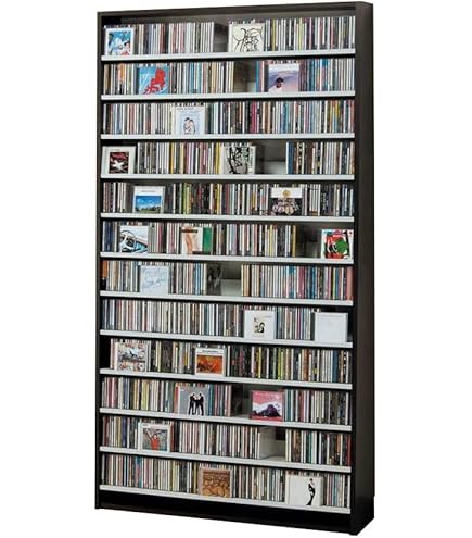 Amazon｜オークス CDストッカー CS1668 N ナチュラル｜収納