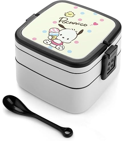 Amazon | ポチャッコ 弁当箱 ランチボックス 二段 抗菌 お弁当箱 べん