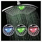 Early Bird Christmas Special - Save over 50% on DreamSpa?AquaFan 12 inch All-Chrome Rainfall-LED-Sho