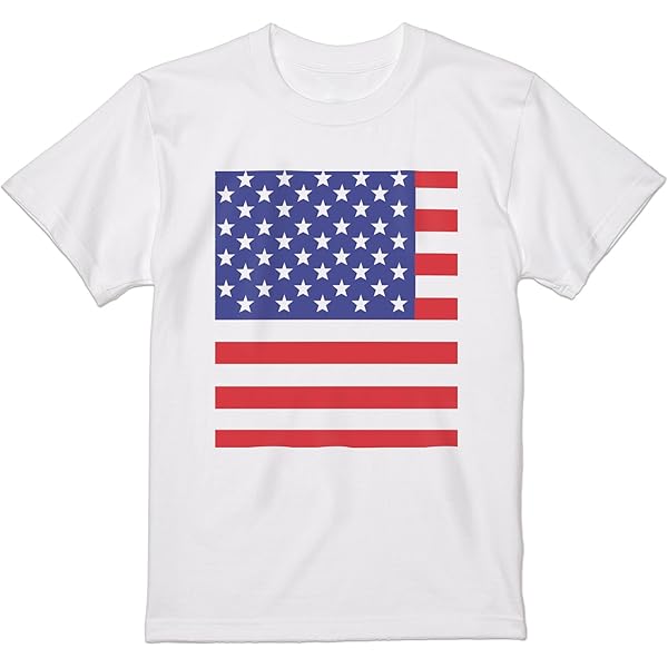 Amazon | アメリカ国旗シャツ 7月4日 ビッグUSATシャツ Tシャツ