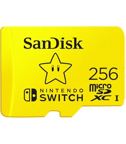 Amazon | SanDisk 256GB Nintendo Switch MicroSDXCカード メモリー