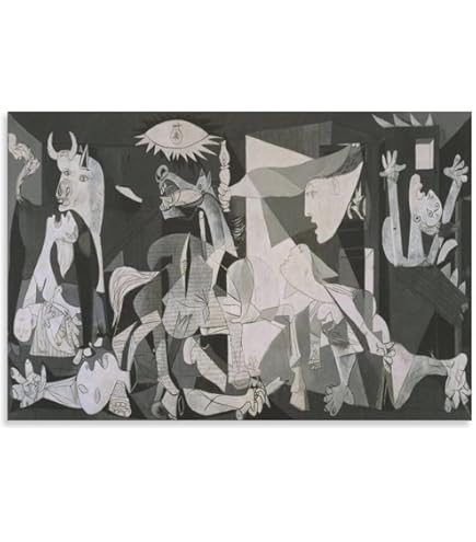 Amazon.co.jp: 複製絵画 ゲルニカ ピカソ作 90×40.5cm : ホーム＆キッチン