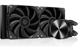 ID-COOLING FX240 PRO Liquid CPU Cooler for Desktop - 240mm AIO Cooler, 2 x 120mm High-efficient Fans, Special CD Pattern Pump