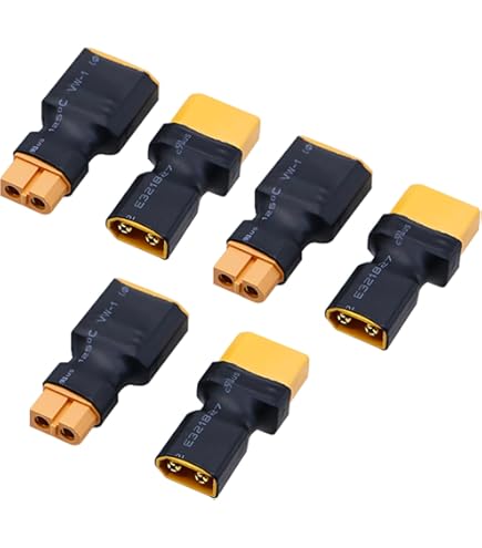 Amazon | XT60メス-XT90オス変換アダプター | ラジコン・ドローン 通販