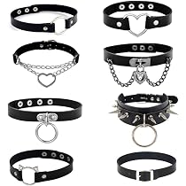 WeeH Gothic Choker Set for Women and 