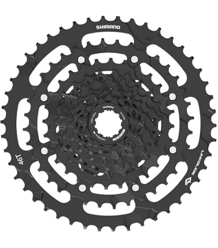 Amazon | SunRace CM983 11-46T 9 Speed Wide Ratio Cassette, Black
