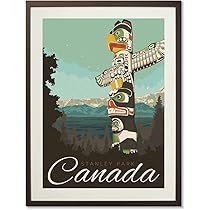 特大サイズ！カナダVancouverバンクーバー風景画♡アート美術品 特大サイズ！CanadaカナダVancouverバンクーバー風景画♡アート