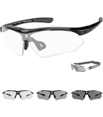 Amazon | eShades スポーツ サングラス 0.1秒 自動調光 軽量 光
