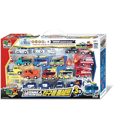 Amazon.co.jp: Tayo Little Bus Friends スペシャルフル19個セット 車