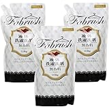 fabrush(ファブラッシュ) 衣料用液体洗剤 無香料 つめかえ用900ml×3