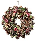 大橋新治商店 木の実のリース Natural Wreath リース 30cm 木の実ミックス 28-006