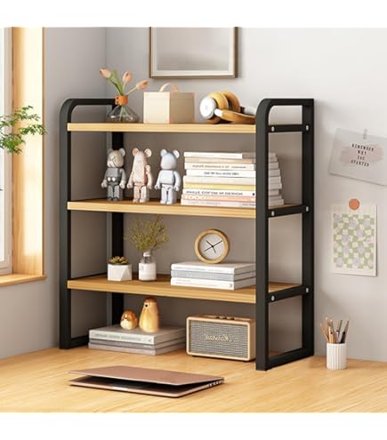 Amazon.co.jp: ドールハウス木製本棚、本棚ハウス型、3段