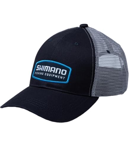 Amazon | [シマノ] ワッペン ハーフメッシュキャップ CA-081Z ブラック