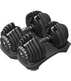 MOJEER 可変式ダンベル アジャスタブルダンベル 片方11kg 2個セット MOJEER ダンベル 可変式 5.5kg/11kg/25kg アジャスタブル