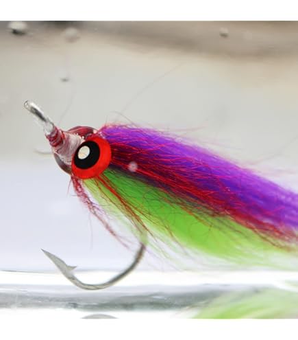 Fly Fishing Flies 16pc Kit - 8 Color Assortment, 12cm Minnow Patterns For  Salmon, Trout & Bass Salmon Bait