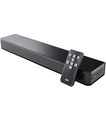 Amazon.co.jp: 2.1ch サブウーファー 内蔵 サウンドバー スピーカー