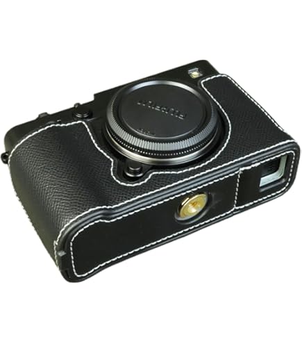 Amazon.co.jp: 底開き 本革グリップカメラケース 富士フイルム X