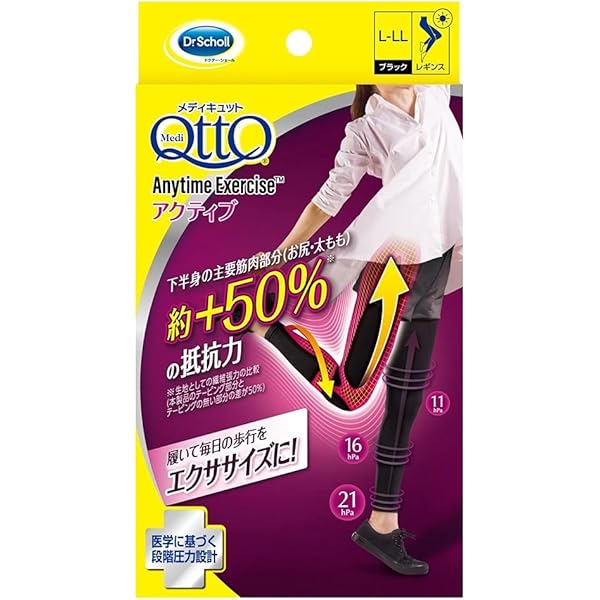 Amazon | メディキュット 骨盤矯正 着圧レギンス おそとで 骨盤 3D