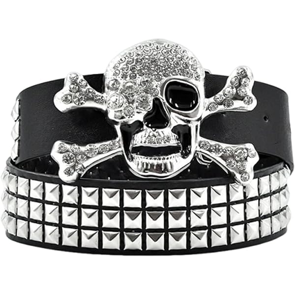 ホワイトカジュアルベルト 110cm Amazon | [FleurUneffe] ベルト 白 メンズ ゴルフベルト パンク