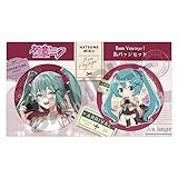 クラックス(CRUX) 初音ミク 缶バッジ2個セット 直径57mm レッド ET缶 121686