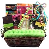 Gift Basket Drop Shipping JuBeTrSp Just Beachy, Tropical Spa and Gourmet Gift Basket