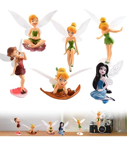 28-Piece Fairy Cake Topper Set – Includes Mini House, Mushrooms, Flowers, Leaves For Fairy Birthday Party - View #6