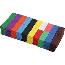 Amazon | Asixx ドミノ ドミノ倒し 積み木 100枚 知育玩具 木製