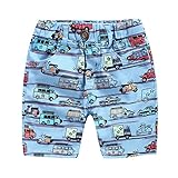 Cutelove 子供服 ショートパンツ 夏 車プリント ボーイズ 男の子 キッズ 可愛い柄 綿 ヨーロピアンスタイル 柔らか おしゃれ 素敵 ハーフパンツ 3色
