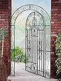 アルミ門扉 リージェント・アーチ（枠付） 埋込仕様 片開き つりもと：右