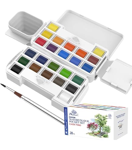 Amazon.co.jp: Sennelier セヌリエ 透明水彩絵具 チューブ12色セット