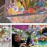 MMRM 花の植栽緑の植物の装飾　土壌水のビーズクリスタルマッド　ホワイト　5パック