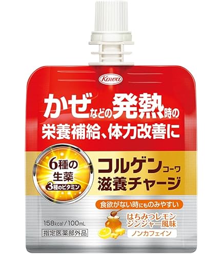 Amazon | キューピーコーワαチャージ キウイ風味 100mL×6袋 疲労回復
