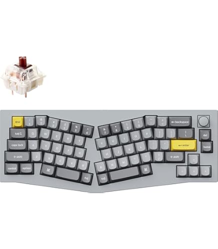 Amazon | Keychron Q10 Alice 75% レイアウトガスケット ホット