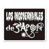 [新日本プロレス]ユニットロゴ ロス・インゴベルナブレス・デ・ハポン 車マグネットステッカー 140mm×110mm 四角ロスインゴ