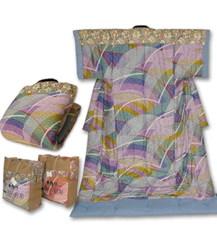 今治タオルかいまき(夜着)裏ガーゼ付きブルー Amazon｜タオル夜着 B色 ガーゼ裏付き 日本製 かいまき 丹前