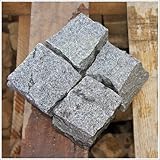 天然御影石 ピンコロ グレー御影（インペリアルグレー）1丁 90×90×90mm 28個セット