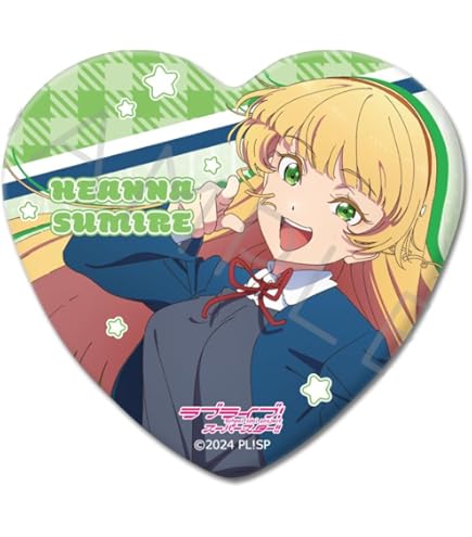 ラブライブ スーパースター 缶バッチ 桜小路きなこ ラブライブ！スーパースター！！ ハート型缶バッジ YH 桜小路
